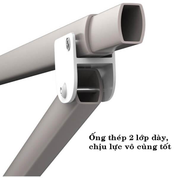 Ống thép hai lớp chắc chắn, chịu lực tốt