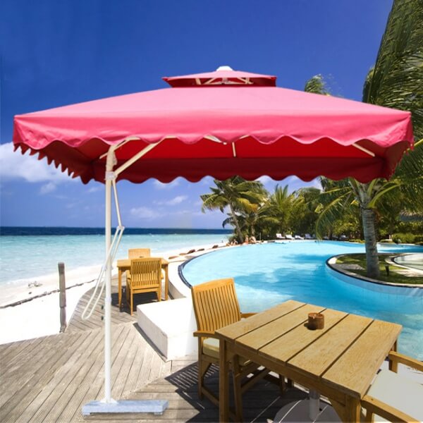 Sản phẩm dù vuông 3m lệch tâm đang được ưa chuộng hiện nay