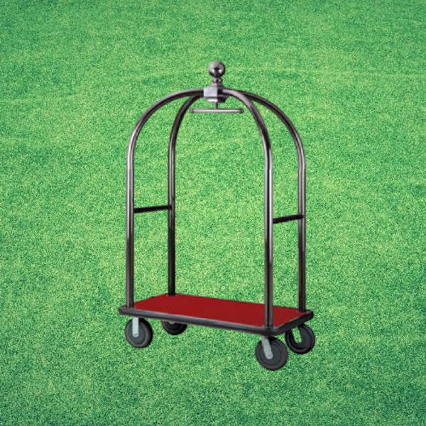 Xe đẩy hành lý khung inox đen mang rất nhiều ưu điểm nổi bật