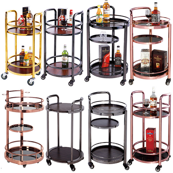 Hành Tinh Xanh bán rất nhiều mẫu xe đẩy rượu hình tròn