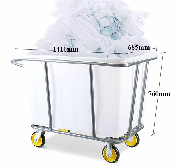 Kích thước xe đẩy giặt là bằng nhựa