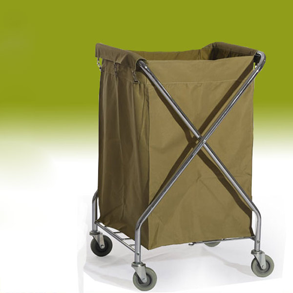 Mẫu xe giặt ủi túi vải màu nâu sậm