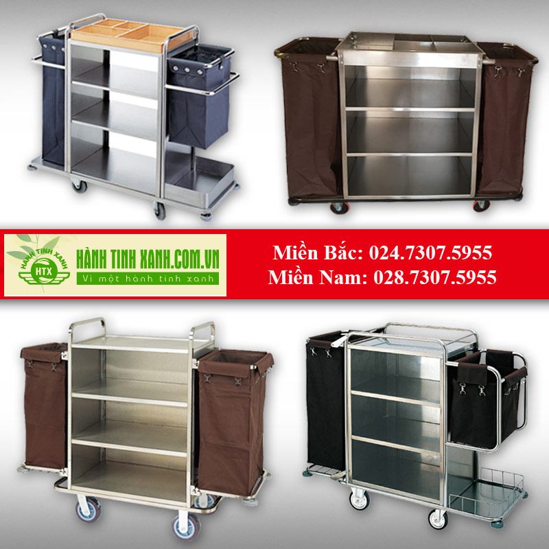Hành Tinh Xanh địa chỉ cung cấp xe đẩy dọn buồng phòng số 1 thị trường