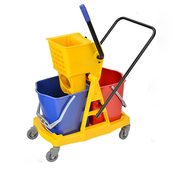 Xe vắt móp 34l inox - Mẫu xe vắt móp đôi phổ thông, tiện dụng nhất