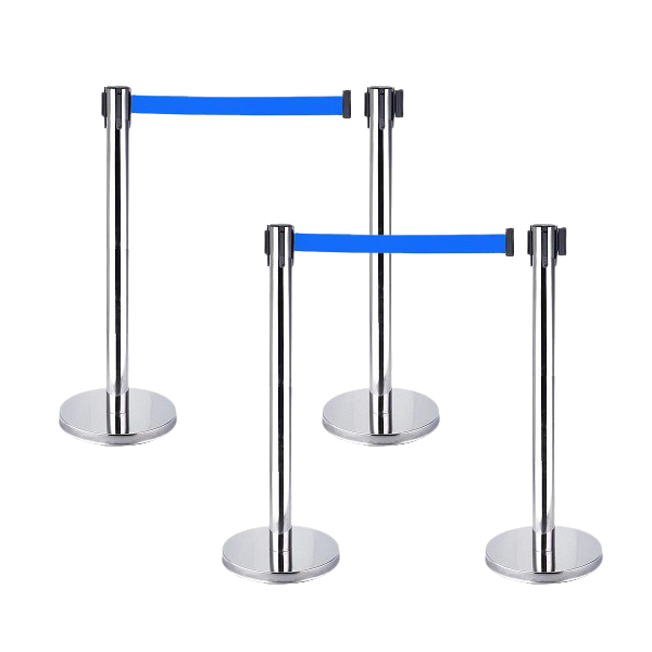 Cột chắn inox dây xanh 3m cao cấp