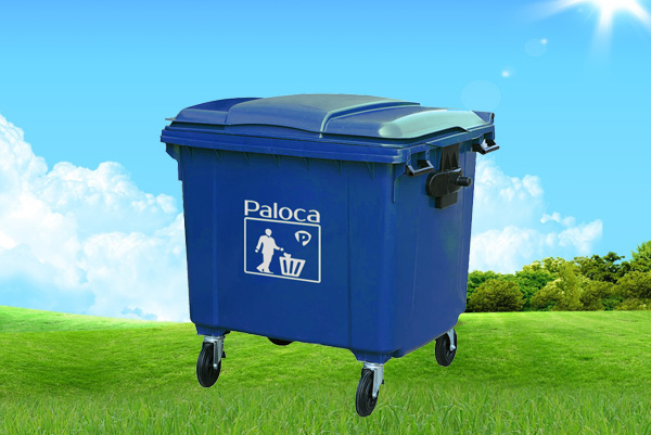 thung rac composite 660 lít chat luong