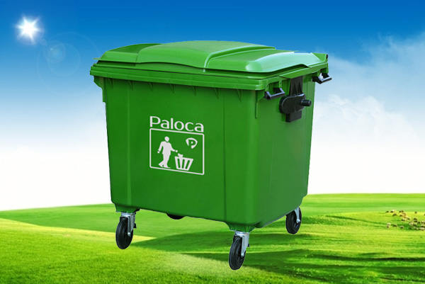 Mẫu thùng rác 660 lít composite được ứng dụng phổ biến hiện nay