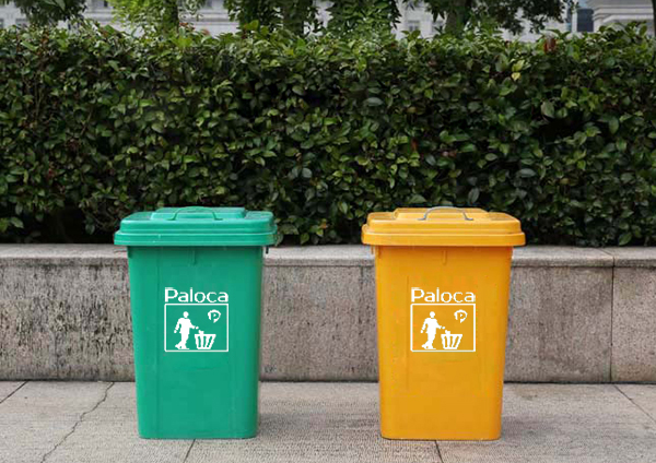 Thùng rác nhựa composite 60 lít thương hiệu Paloca