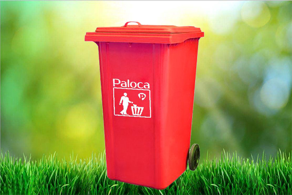 Thùng rác nhựa cong cong 240l