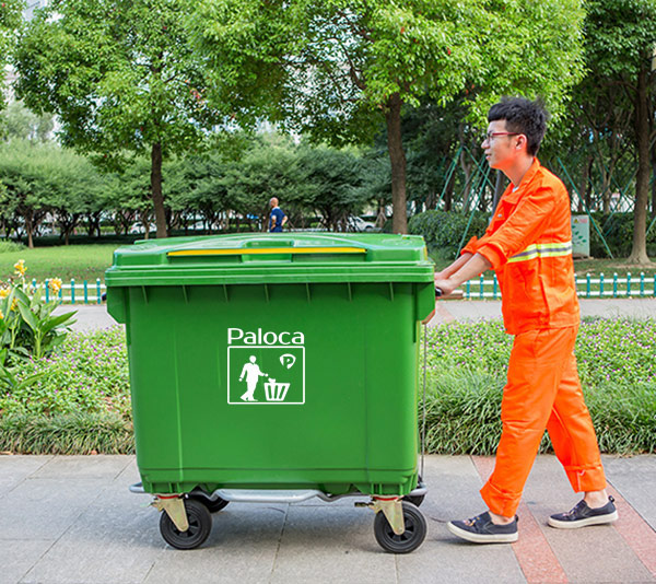 Thùng rác dung tích lớn chứa được nhiều rác thải