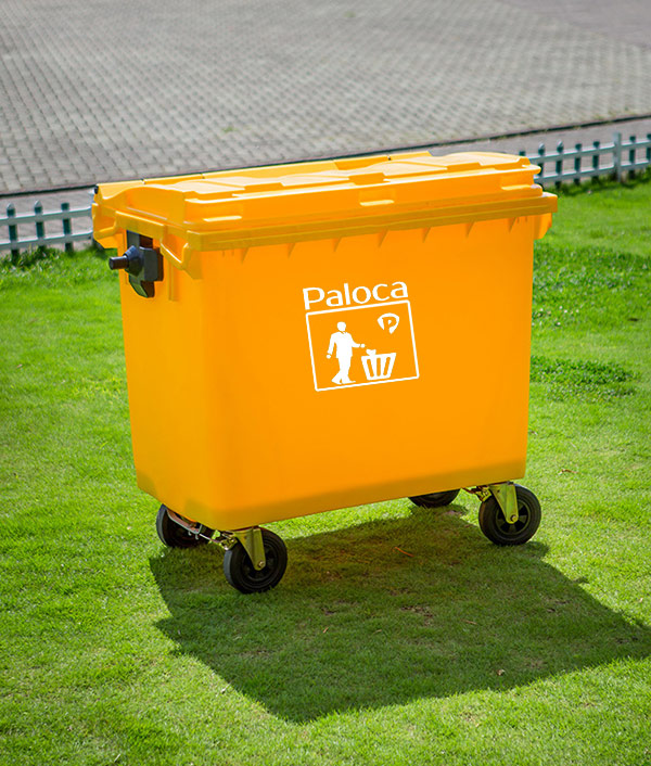 Thùng rác màu vàng dung tích 660L