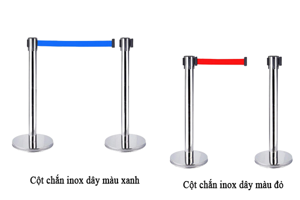 Cột chắn dây xanh,cột chắn dây đỏ