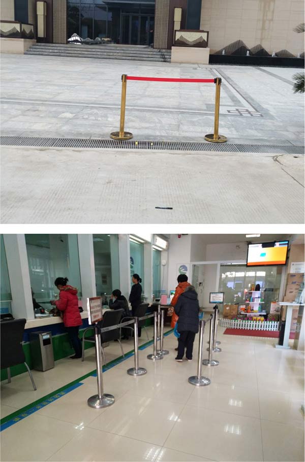 Hình ảnh sử dụng cột chắn