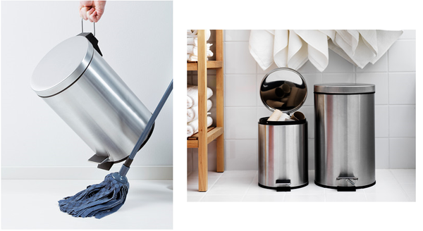  Thùng rác inox đạp chân 20l được vệ sinh sạch sẽ mỗi sẽ tăng tuổi thọ sử dụng