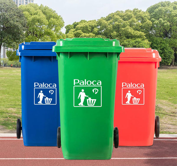 thung rac cong nghiep 240l paloca cao cap