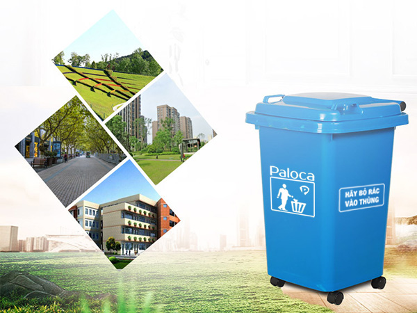 thung rac hdpe 60l paloca