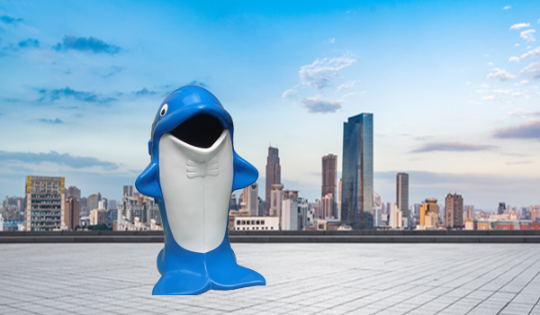 thung rac hinh ca heo