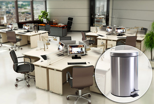 thung rac inox dap chan