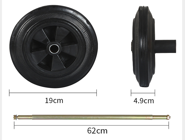 truc va banh xe thung rac nhua