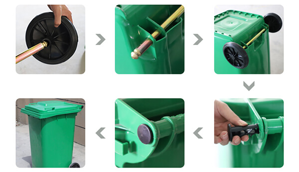 cac buoc lap phu kien thung rac