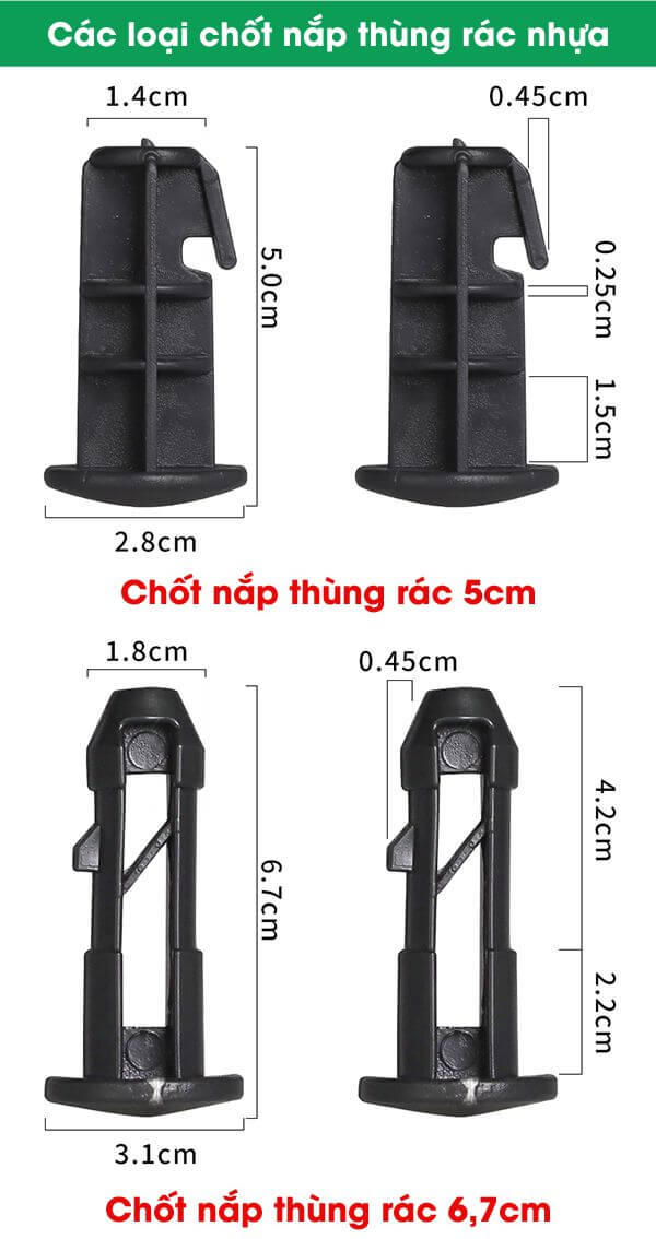 chot nap thung rac nhua