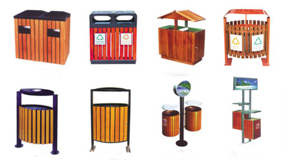 thung rac go cong cong