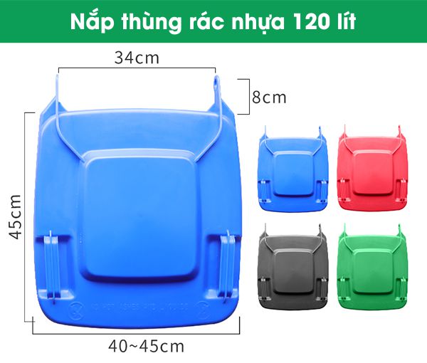 nap thung rac nhua 120 l