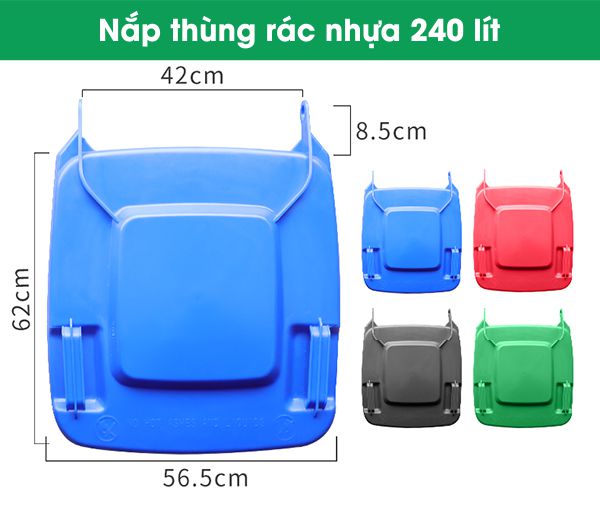 nap thung rac nhua 240l