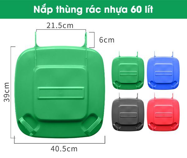 nap thung rac nhua 60l