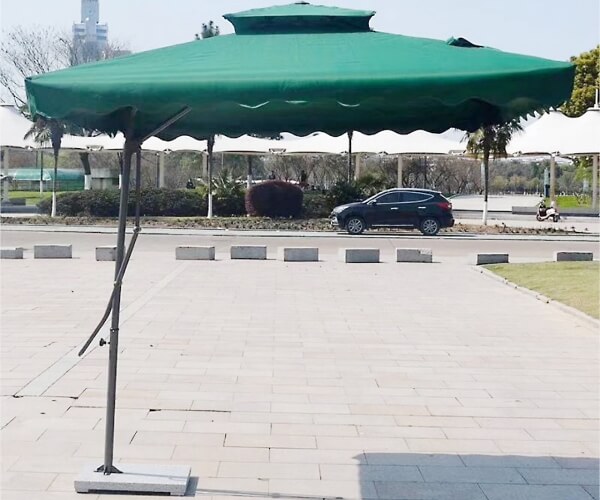 Ô lệch tâm vuông 3m màu xanh đậm