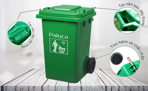 thiet ke noi bat thung rac nhua hdpe 80 lit