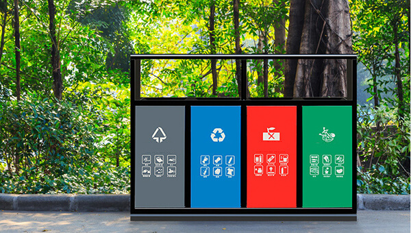 thung phan loai rac 4 ngan