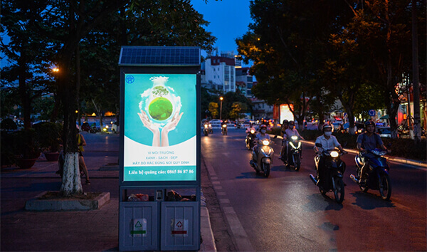 thung rac cong nghe phat sang