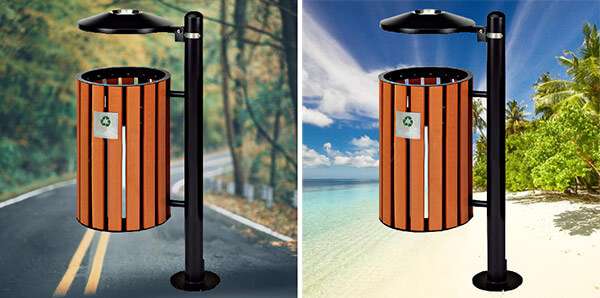 thung rac go ngoai troi 2