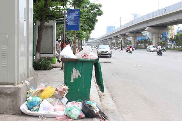 y thuc su dung thung rac cong cong