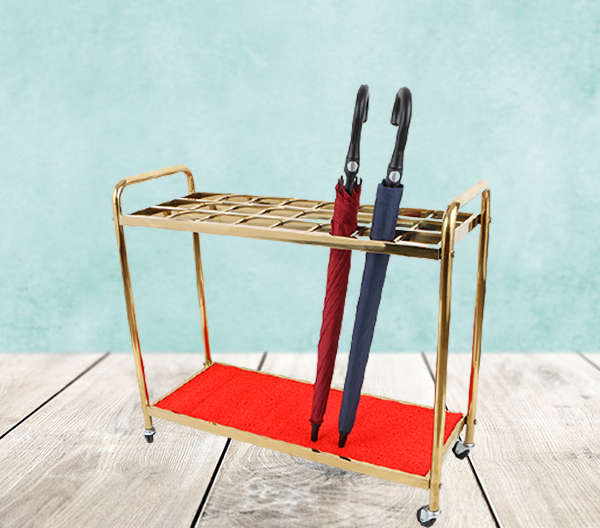 Mẫu giá cắm dù inox mạ vàng