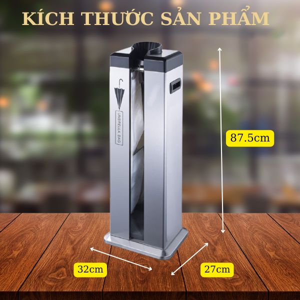 Kích thước mẫu hộp bọc ô dù đơn