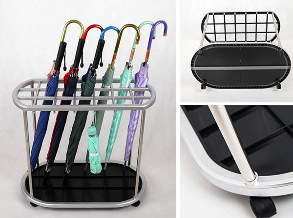 Chi tiết kệ 21 đầu cắm bảo quản ô dù