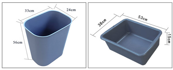 Kích thước các loại khay đựng bát, đồ bẩn