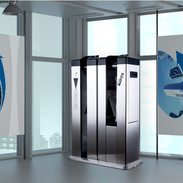 Máy cuộn ô dù dùng trong tòa nhà