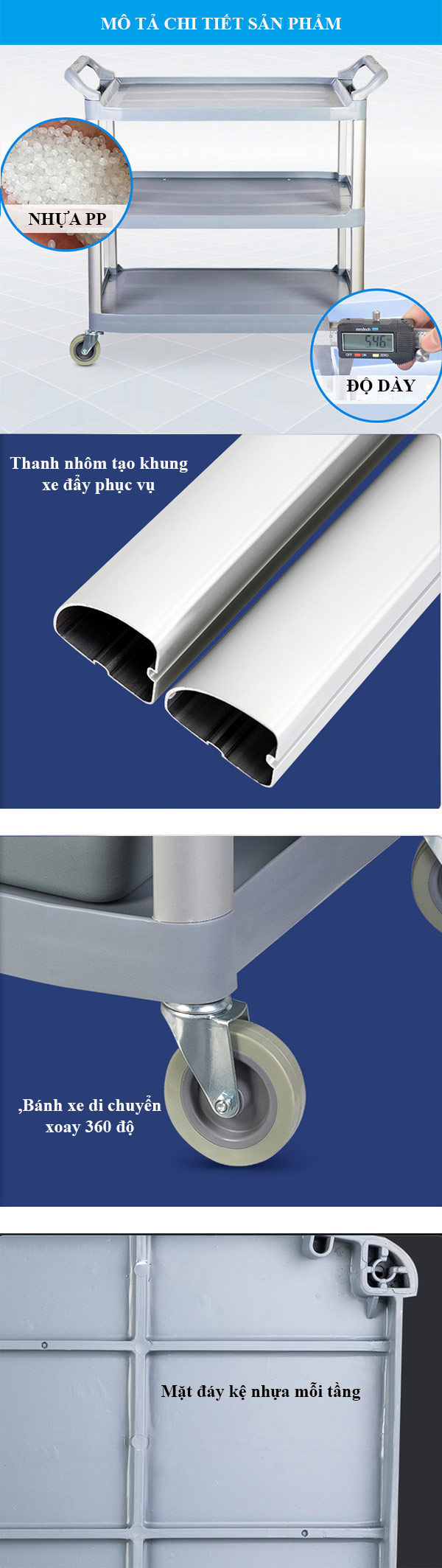 Các đặc tính của sản phẩm