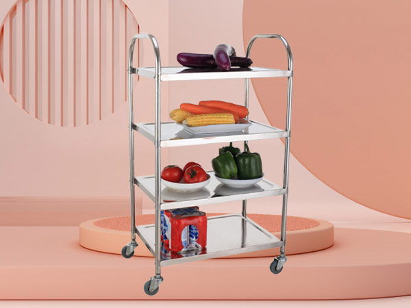 Mẫu xe đẩy phục vụ đa năng 4 tầng