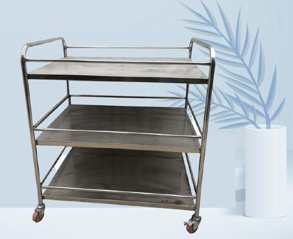 Dòng xe đẩy thức ăn bằng inox được ưa chuộng hiện nay