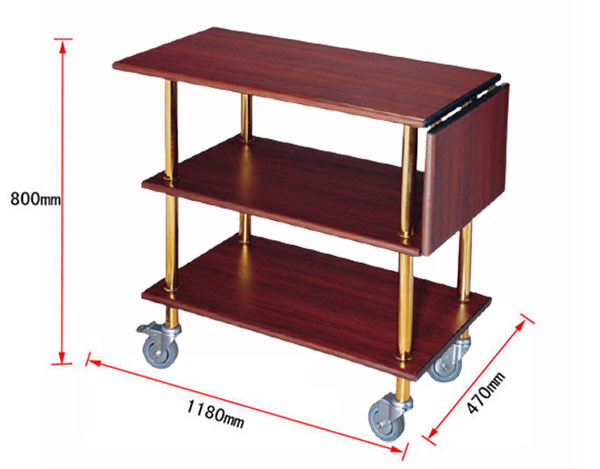 Kích thước xe đẩy thức ăn