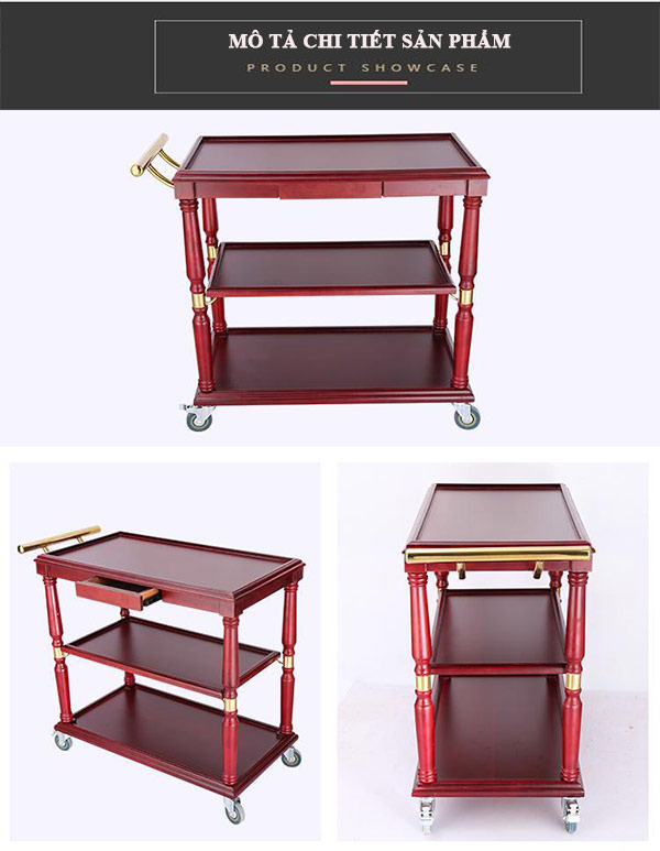 Dòng xe đẩy phục vụ nhà hàng cao cấp