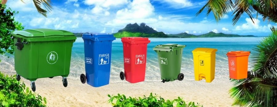 Bán thùng rác nhựa dung tích 60L, 90L, 120L, 240L, 660 lít