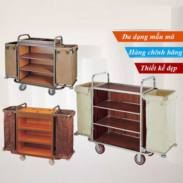 Hành Tinh Xanh sở hữu nhiều mẫu xe vệ sinh buồng phòng chất lượng