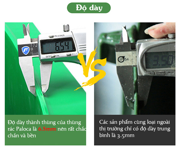 Đặc điểm nhận dạng đâu là thùng rác nhựa cao cấp