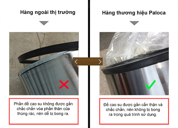Đánh giá chất lượng của thùng rác inox ngoài thị trường