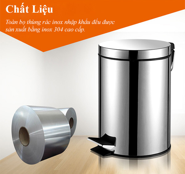 Hướng dẫn kiểm tra thùng rác inox khi mua